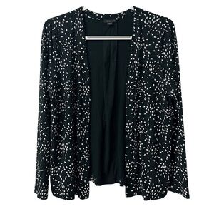 J.Jill Printed Jersey Knit Open Cardigan